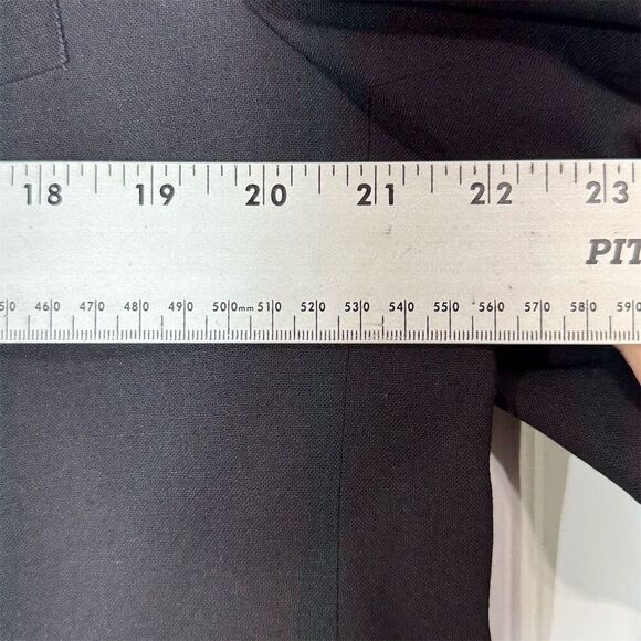 Bill Blass Black Wool Tuxedo Blazer 44L Satin Lapel Jacket Formal Classic VTG - Picture 3 of 9